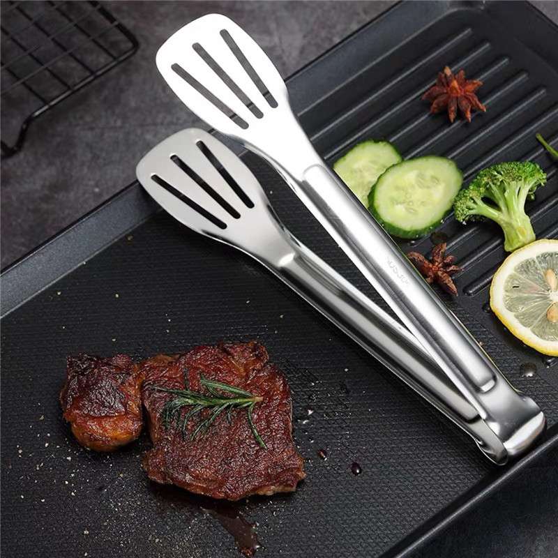 Mutfak Büfe Pişirme Paslanmaz Çelik Alet Anti Isı Ekmek Klip Pasta Kelepçesi Barbekü Maşası