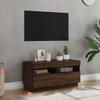 Vidaxl TV szekrény LED világítással, Barna tölgy, 80x35x40 cm