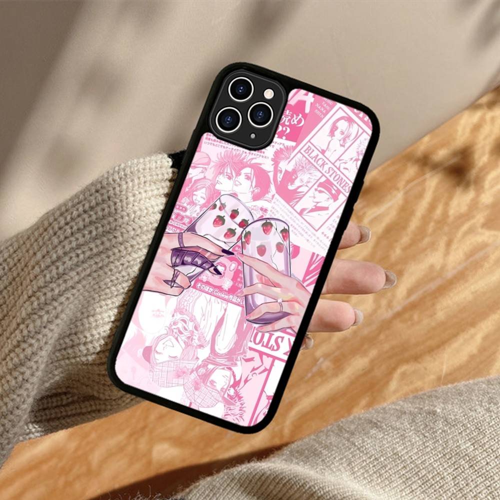Anime Cool Nana Osaki Phone Case For Iphone 11 12 13 14 15 Pro Max 17 16 Plus Hard PC+TPU Back Cover