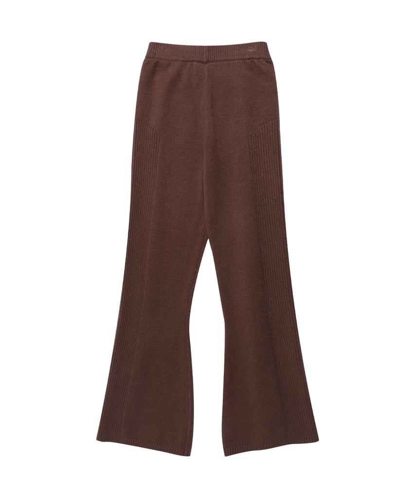 AMES-WORLDWIDE Knit Leggings Pants Brown