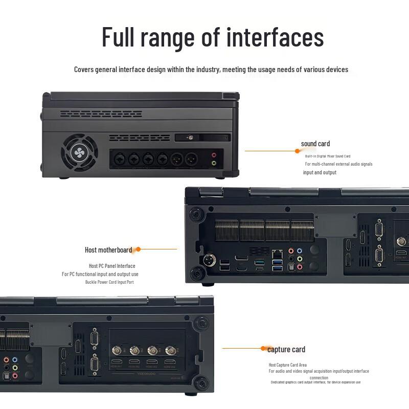 JiaShiYing 9900plus All-in-One 4K HD Live Production Switcher