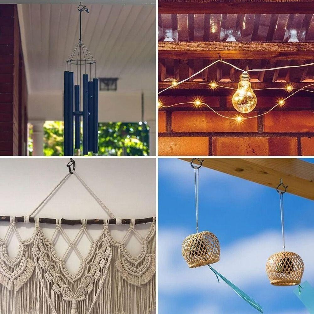 Carbon Steel Ceiling Hooks Wall Mount Flower Pots Lifting Hook New Plant Hanging Hook Wall