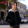 Warrior Damen Kapuzen-Kurzjacke im Zweiteiler-Look