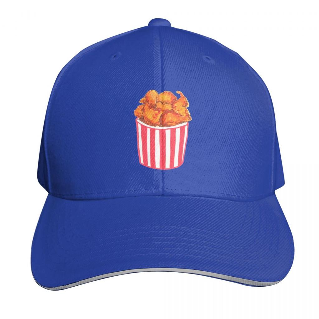 Bucket of Chicken Baseball Cap Wild Ball Hat Golf Wear Unique Hats Ball Cap Boy Child Womens