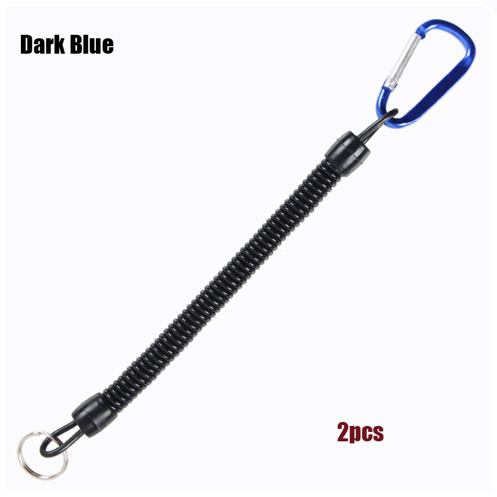 Instrument pentru unelte Coarda elastică de primăvară Breloc telefon anti-pierdere Carabinier de camping Snur de pescuit portabil