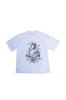 [Yushin Rengetsu Co., Ltd.] STEINS;GATE Makise Kurisu Ink Painting Style White Monochrome T-Shirt (JP, Alphabet, XL)
