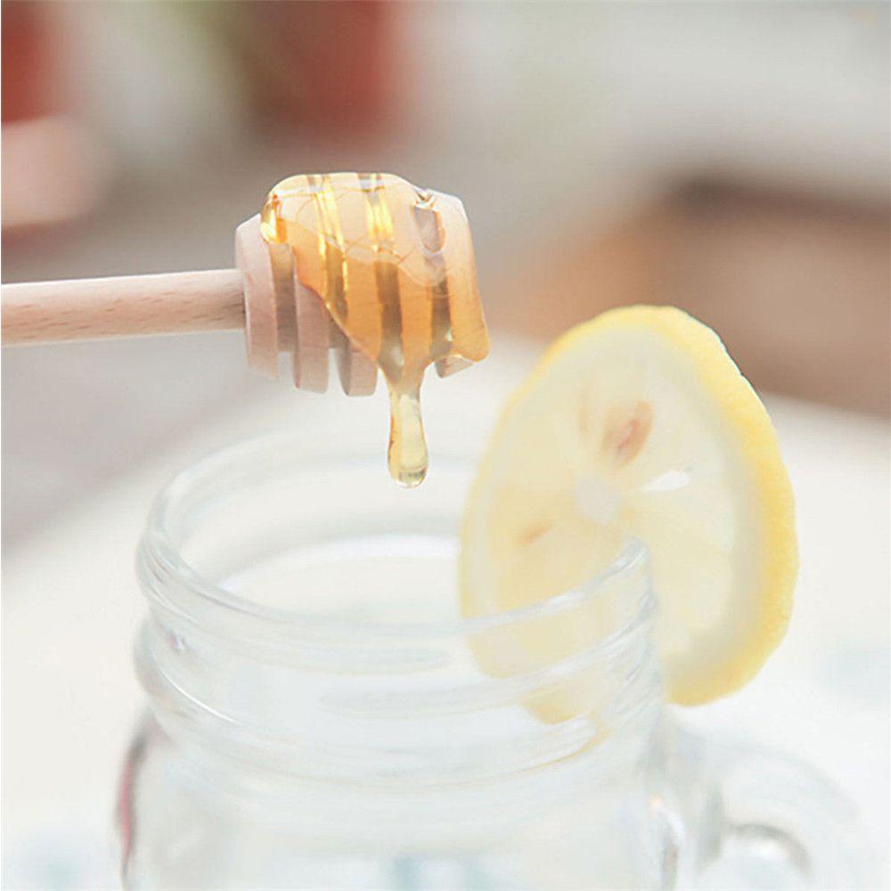 1/3pcs Kitchen Dining Safe Tableware Gadgets Mixing Stick Honey Spoon Stirring Wooden Dipper