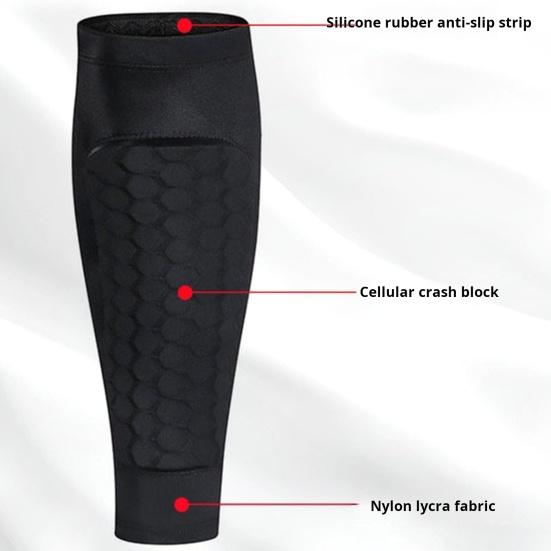 Shin Guard Sleeve Soccer Shin Pad Sleeve Football Leg Support Compression Calf Sleeves for Kids And Adults