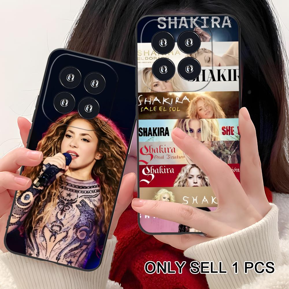Shakira Fashion Matte TPU Mobile Phone Case for Xiaomi 15 14 13 12 Mi 11 T Ultra Lite Pro S X 5G Colorful Printing Cover