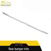 21 Fit Rear Bumper Trim - Stainless Steel Anti-Scratch Cover & Bright Strip
