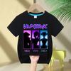 Kinder Unisex T-Shirts Hexenjagd Bedruckt Rundhals Kinder Kurzarm T-Shirt