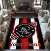 Alfombra de Terciopelo de Cristal Estampada Ajax de Ámsterdam Alfombra de Terciopelo de Cristal Antideslizante Para Sofá Dormitorio Decoración Interior del Hogar