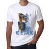 Men’s Vintage Tee Shirt Graphic T Shirt Rio DE Janeiro Lifestyle White