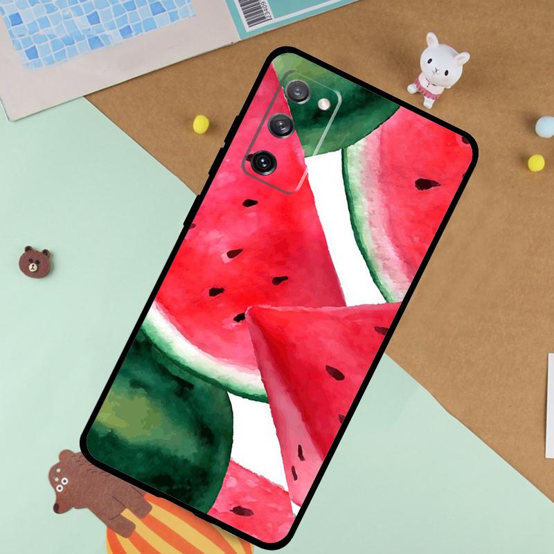 Capa de celular melancia para iPhone Samsung Galaxy Redmi Xiaomi Oppo OnePlus Note SA 7 8 9 10 11 12 13 14 20 21 22 23 53 54 Pro Max Plus Ultra TPU Soft