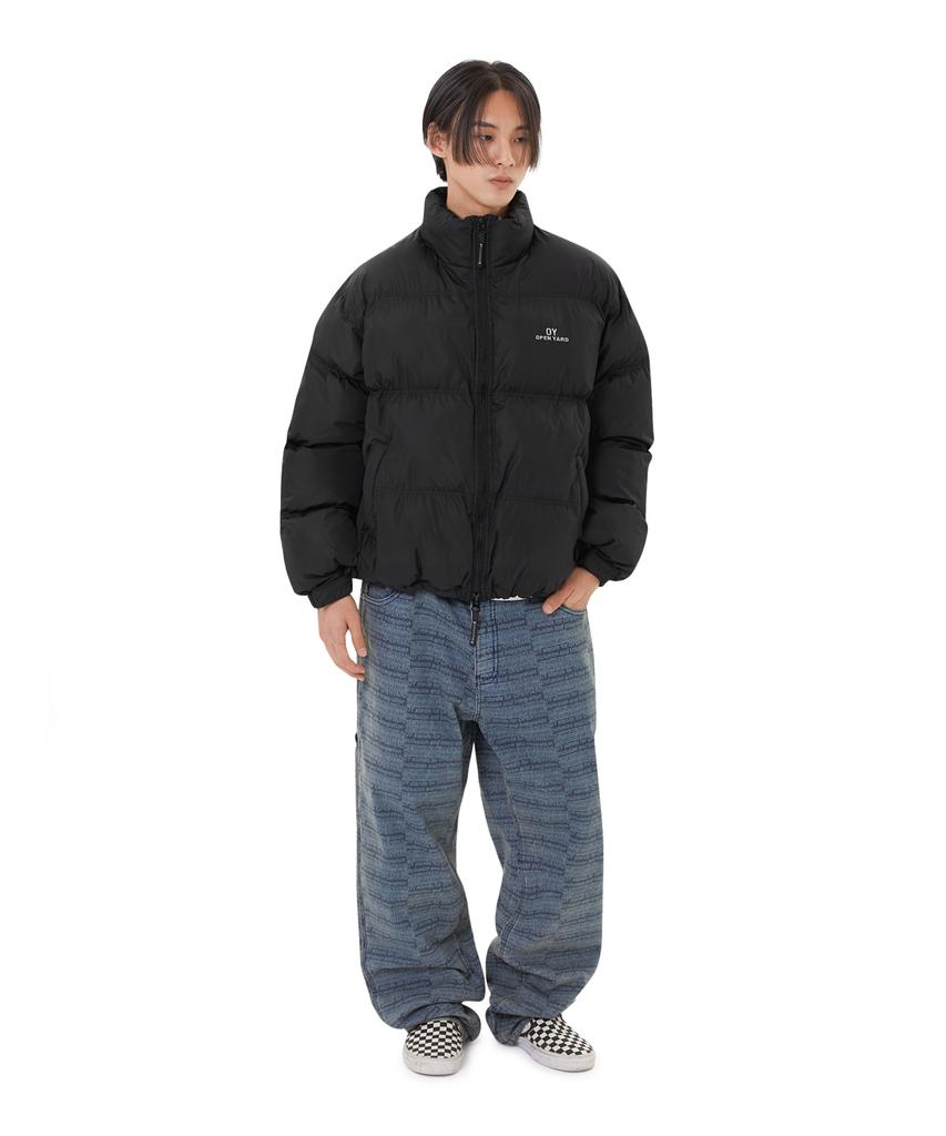 Openyard(Oy) Logo Puffer Jacket - Black