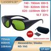 LaserPair 755/808/1064nm Infrared Laser Safety Goggles AlexandriteDiodesND:YAG Laser Protection According CE EN207