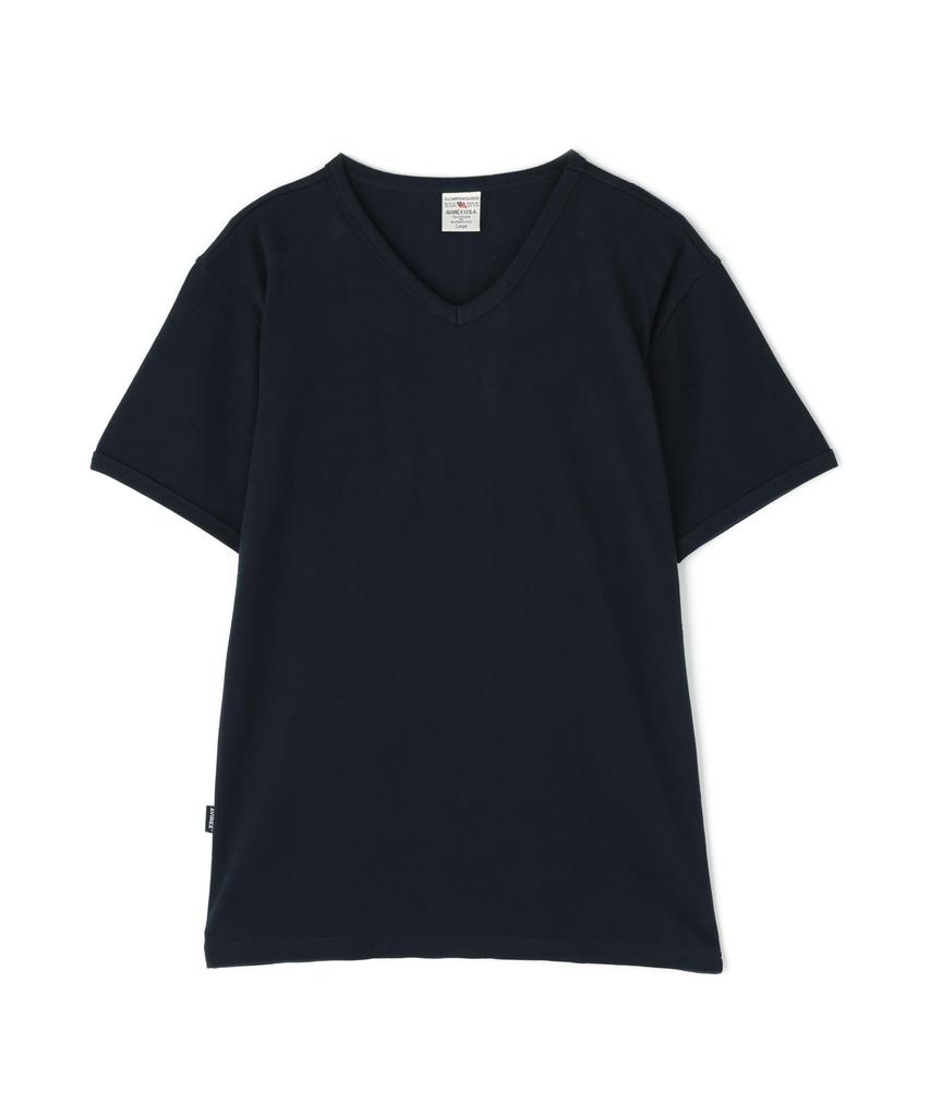 AVIREX DAILY RIB V-NECK TEE 6143501 Men's M Royal
