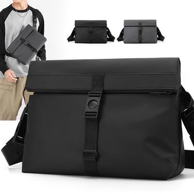 Men's Commuter Shoulder Bag Waterproof Crossbody Bag Briefcase Men's Messenger Bag