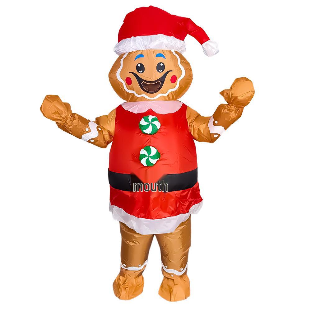 Costume gonflable d'arbre de Noël, de bonhomme de neige et de renne pour les fêtes festives