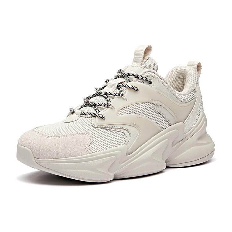 Anta Life Collection Textile, Synthetic Leather, Split Cow Leather Cushioning Slip Resistant Abrasion Resistant Low top 11918881-4