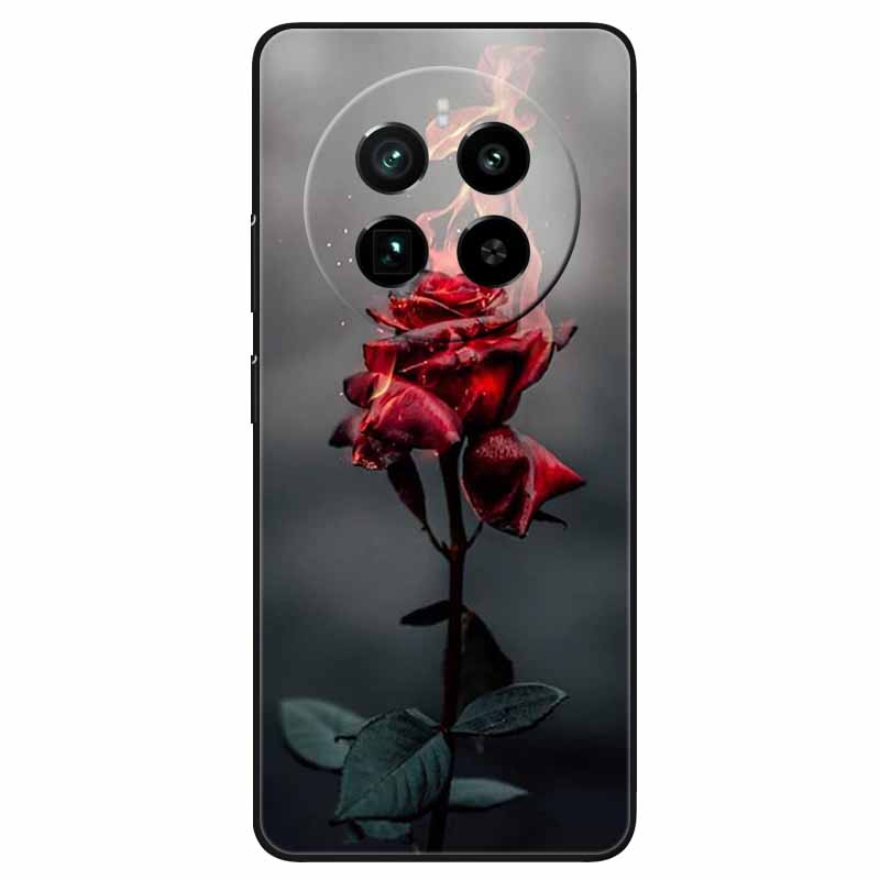 For Realme 12 4G Case Black Silicone Lovely Cute Soft TPU Phone Cases On Realme12 4G Protect Bumper Cover Shell Coques 6.67''