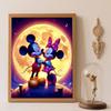 Diamond Painting 5D Round Diamond Full of Diamonds Diy Handmade Stickers Mickey Minnie Love Moon Home Decoration Paintings