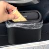 Car Trash Can with Press-to-Open Lid High-Strength Hook Easy Installation Small Hanging Trash Can Odor-free Car Accessories