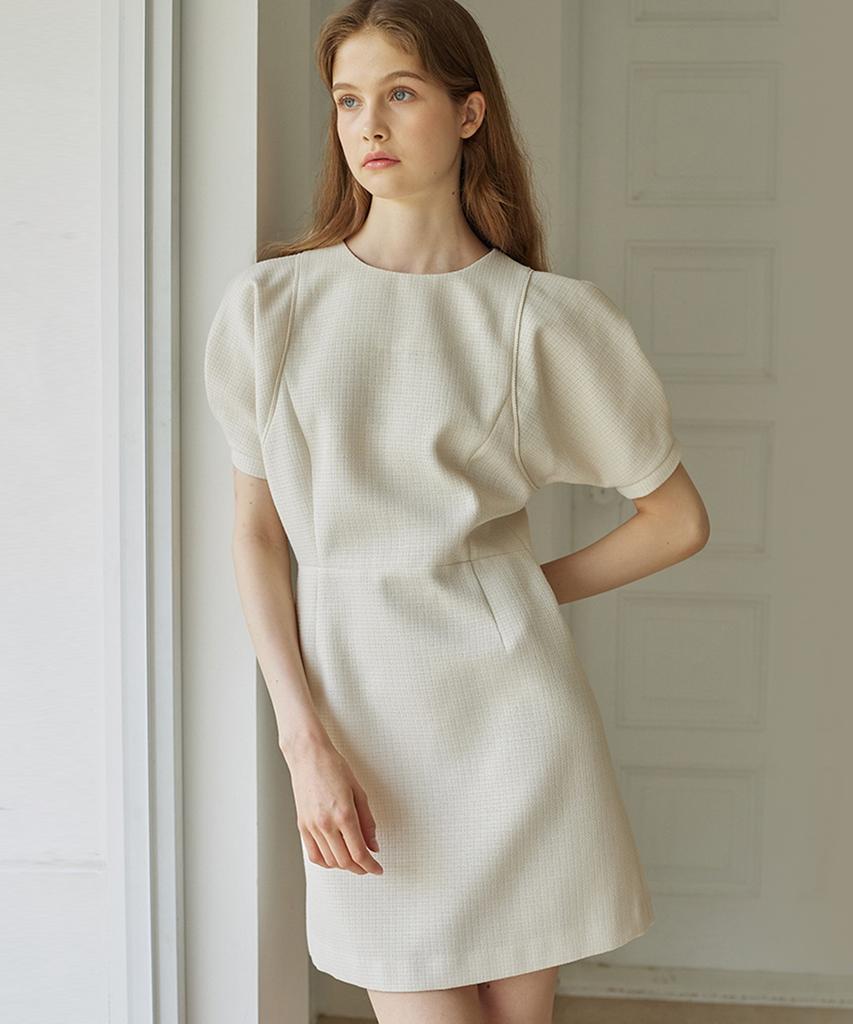 Nonlocal Tweed Line Dress 2 Colors