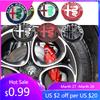 For Alfa Romeo 4pcs 65mm 68mm Alfa Romeo 3D Car Wheel Emblem Wheel Center Hub Auto Rim Refit Dust-proof Badge Covers Cap Styling