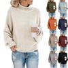 Women's 2026 High Neck Autumn/Winter Chunky Knit Sweater - European & American Style