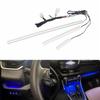 3IN1 Blue Car Instrument Panel LED Ambient Light Kit For Toyota RAV4 2019-2024 XA50 Plug To Plug