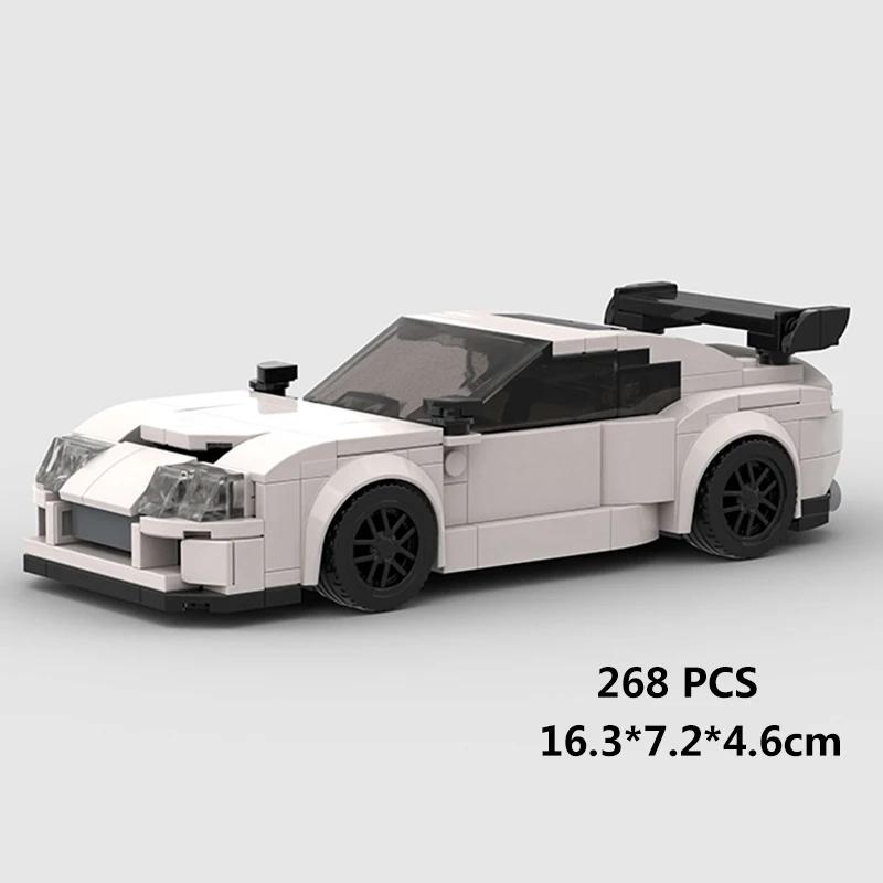 MOC Speed Super Race Car Vehicle Racing Model Building Blocks Bricks Rally Sport Pickup Truck Toy City Technical Christmas Gift