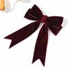 Eine neue Haarspange mit Samtschleife aus Japan und Südkorea, ein einfaches und elegantes Haaraccessoire für Frauen in einfarbig