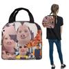 John Pork ruft Lustiger Meme Isolierte Lunchtasche für Damen Kinder Tragbare Lebensmittelboxen Thermische Lunchbox Tragetasche