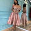 2025 New Women's Clothing Spring Simple Atmosphere Long Thin Sequins Off-the-shoulder Banquet Evening Dress Dress