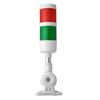 LEDEAST J02-2 Industrial Red Green LED Stack Light with Buzzer DC24V 360 Degree Warning Lamp
