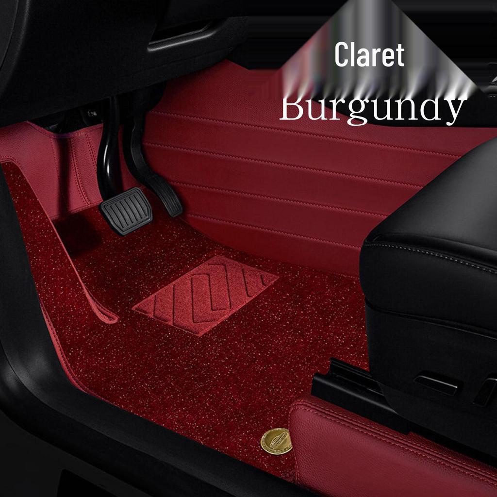 360° Soft Leather Car Floor Mats for Tesla YL/Y/3 (Upgraded Version)