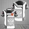 Popular Russian Men's T-Shirt Casual Loose Crew Neck Russian Flag Short Sleeve Top Men's Clothing