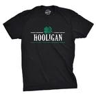 Mens Irish Clover Hooligan T-Shirt Funny Saint Patricks Day Lucky Irish Tee