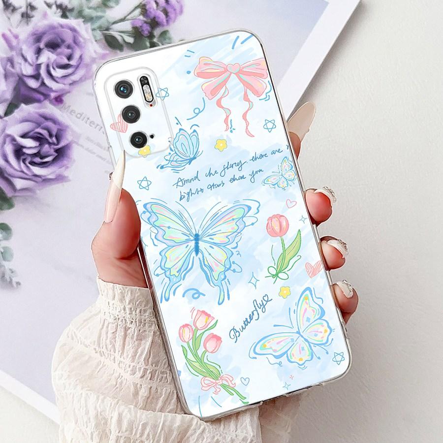 For Xiaomi Poco M3 Pro Case Xiaomi Redmi Note 10 5G Phone Case TPU Soft Silicone Protective Cover for Xiaomi PocoM3 M 3Pro Shell