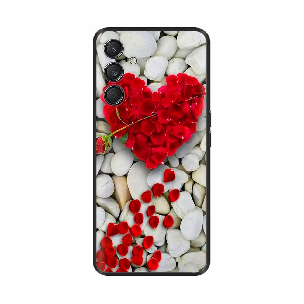 Case For Samsung Galaxy M15 M55 F15 5G Soft Silicone Back Cover For Samsung M15 SM-M156B M556B Phone Protective Shell Cases Para