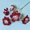 Simulation Flower Exquisite Eye-catching Artistic Practical Floral Arrangements Fake Peony for Garden