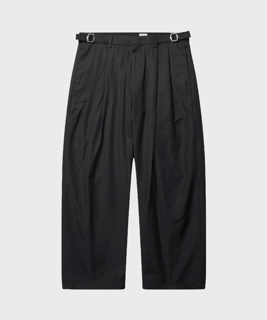 TY Adjust Double-Pleat Pants_Black