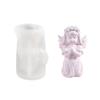 Silicone Angel Mold Aromatherapy Candle Mold 3D Prayer Angel Plaster Epoxy Mold for DIY Soap Present Candle Making