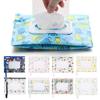 Snap-Strap Flip Cover Carrying Case Stroller Accessories Wet Wipes Bag Tissue Box Cosmetic Pouch