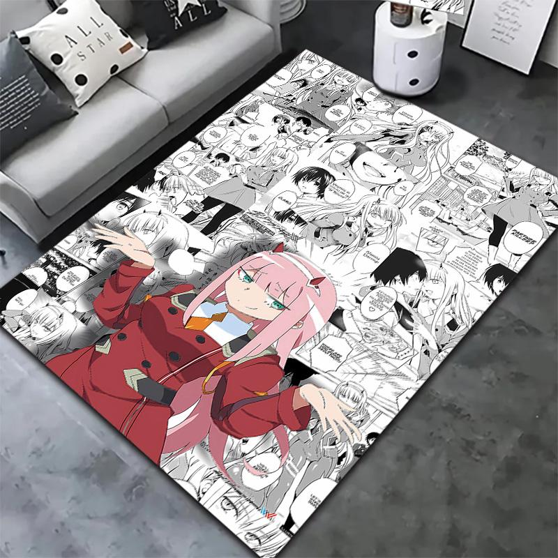 Franxx Carpet Rug For Living Room Bedroom Home Sofa Decoration Kids Play Nonslip Floor Mat