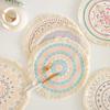 33cm*33cm Ethnic Style Restaurant Bohemia Decorative Table Mat Placemats Insulation Pad Cotton Slip-resistant Home Decorations