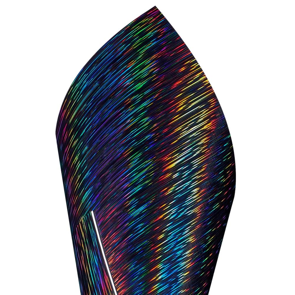 10mX1.52m Neo Chrome Holographic Brushed Vinyl Car Wrap Covering Film Laser Stickers Car Interior Styling Whole Body Wrap Decals