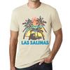 Heren Vintage T-shirt Grafisch T-shirt Zomer Driehoek Las Salinas Natuurlijk