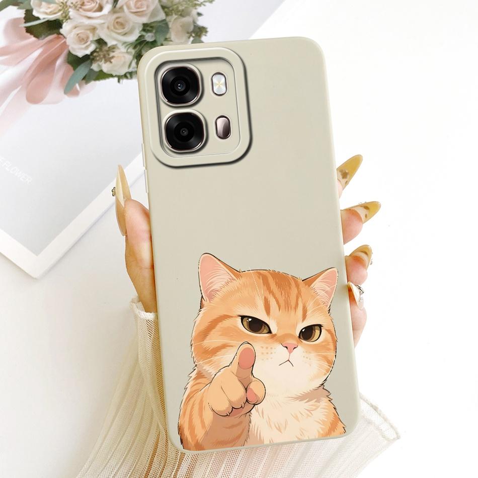 For Oppo A6s CPH2789 Cute Cat Flower Cartoon Phone Case For Oppo A6s 4G CPH2815 OppoA6s A 6S 5G Soft Silicone Covers Bumpers